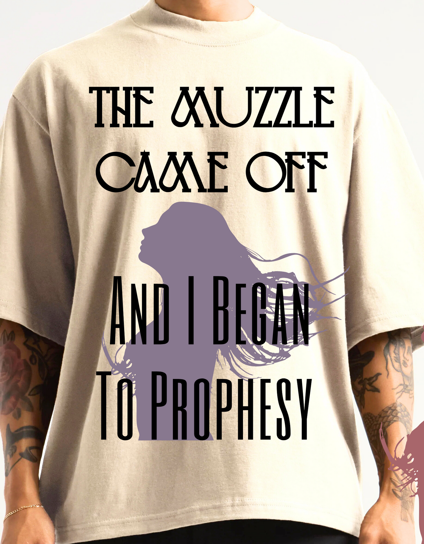 The Muzzle Came Off - Women's Heavyweight Oversized Tee