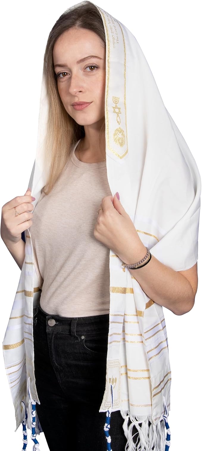 Custom Name Embroidered Prayer Shawl