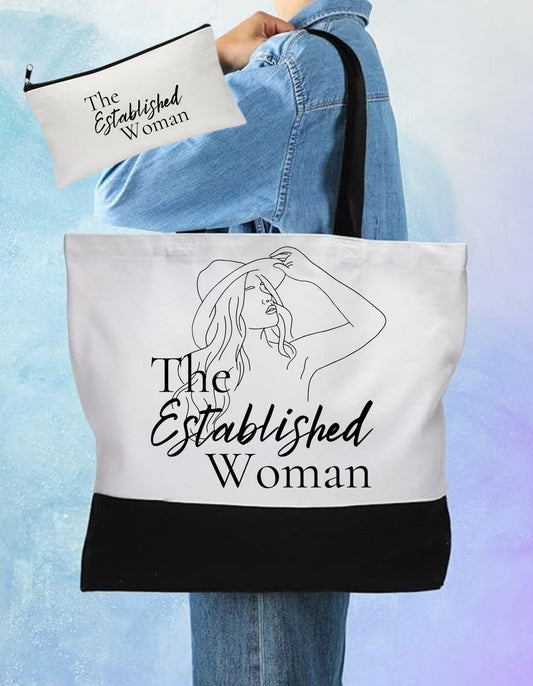 Established Woman Bag and Pen Pouch Set